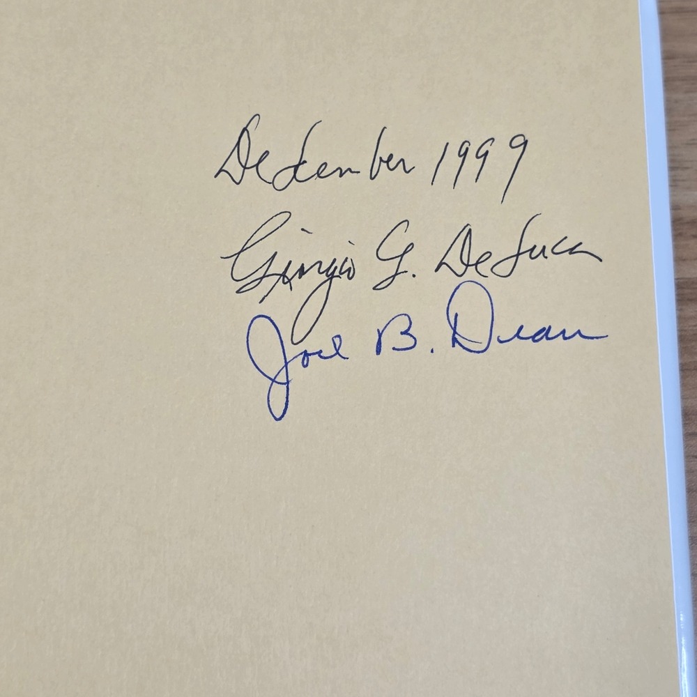Dean & DeLuca Cookbook Signed by Joel Dean & Giorgio DeLuca 1st Edition HC - Picture 2 of 11
